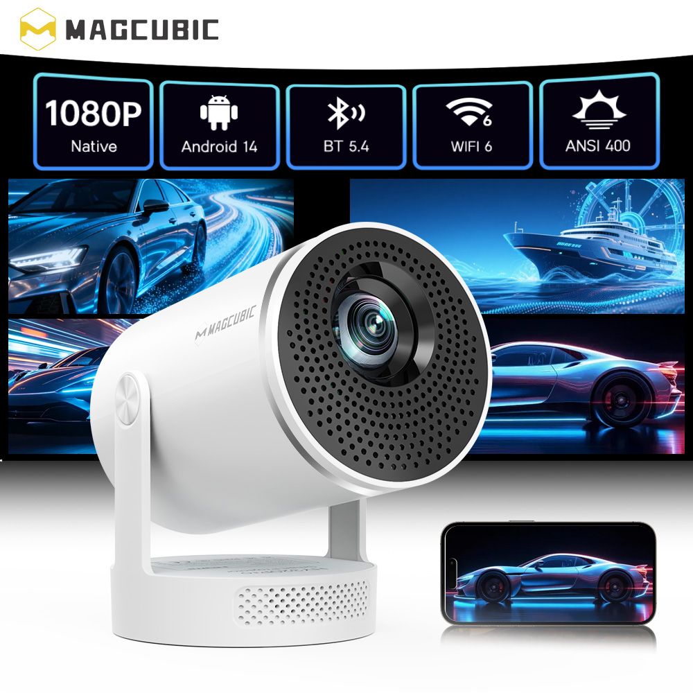 Home Cinema Focal - Magcubic Android 14 Natywny projektor 1080P