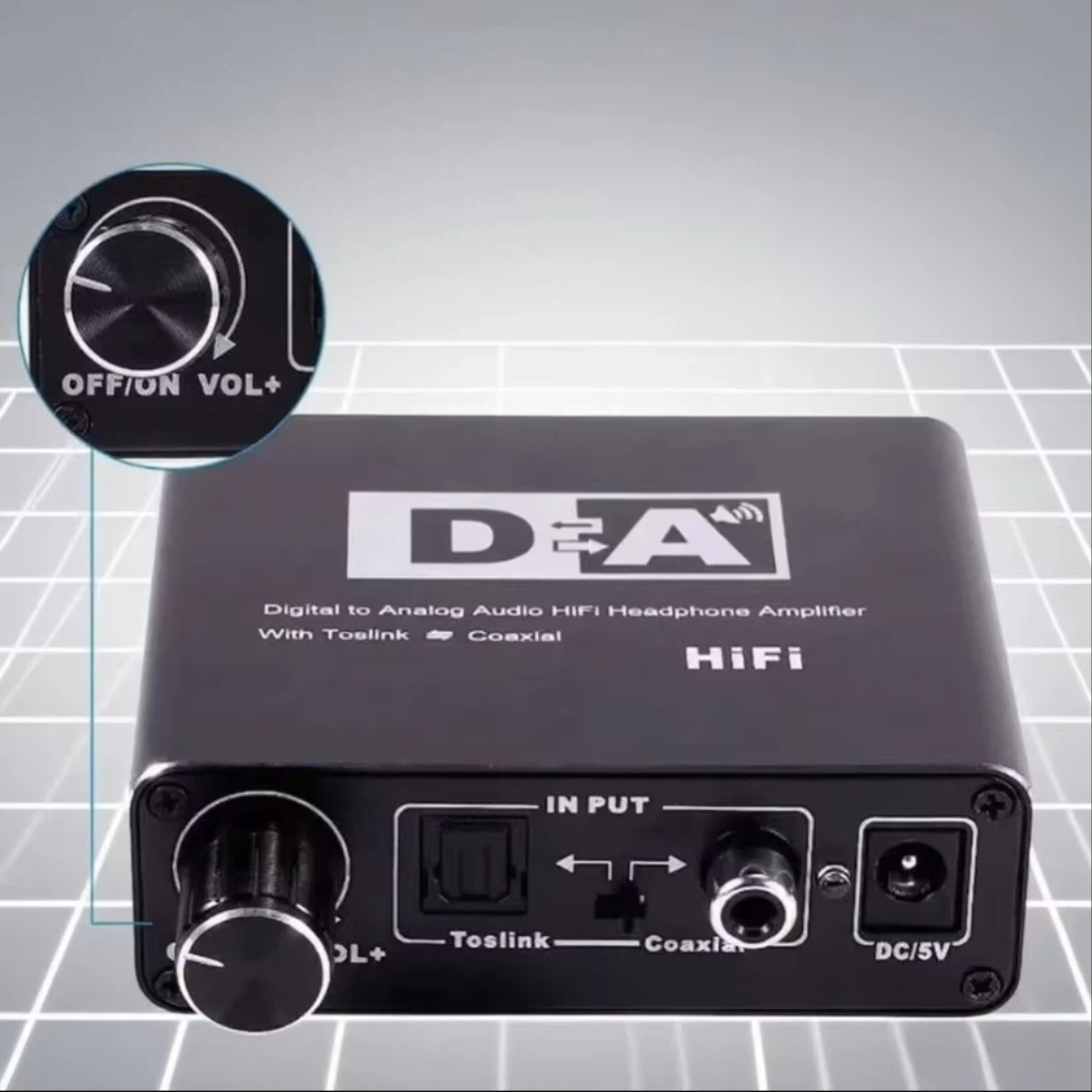 Surround Sound Decoder - Konwerter cyfrowo-analogowy audio HIFI DAC Dekoder