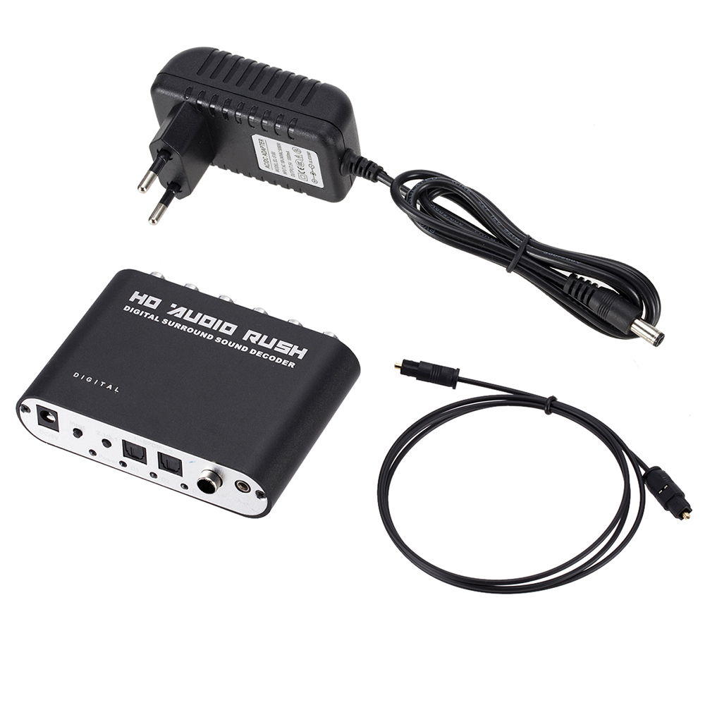 Surround Sound Decoder - Dekoder audio 5.1CH HD SPDIF Koaksjalny