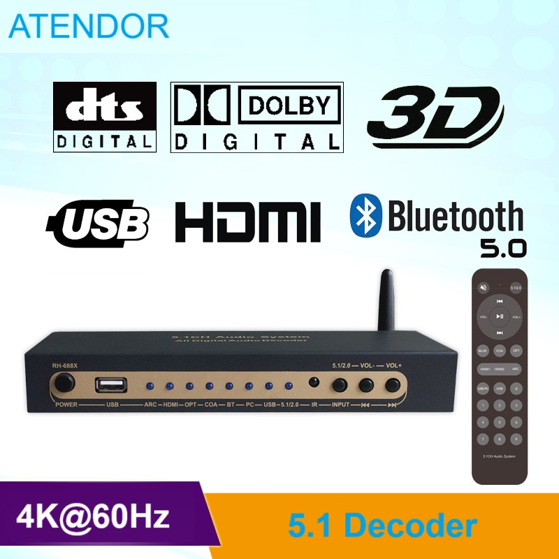 Surround Sound Decoder - Dekoder audio DTS Dolby Digital 5.1