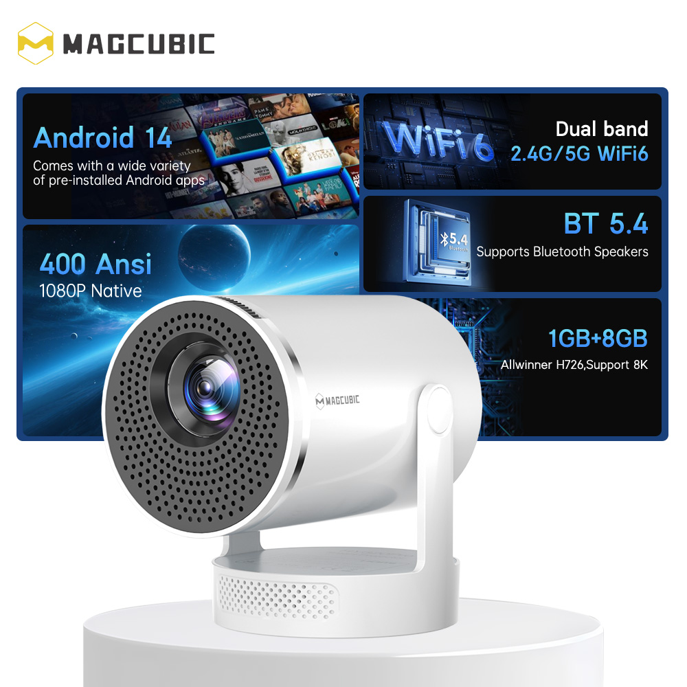 Projektor Magcubic 8K HY320Pro – Home Cinema Focal recenzja i cena