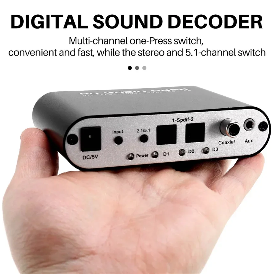 Cyfrowo-analogowy dekoder audi – Surround Sound Decoder recenzja i cena