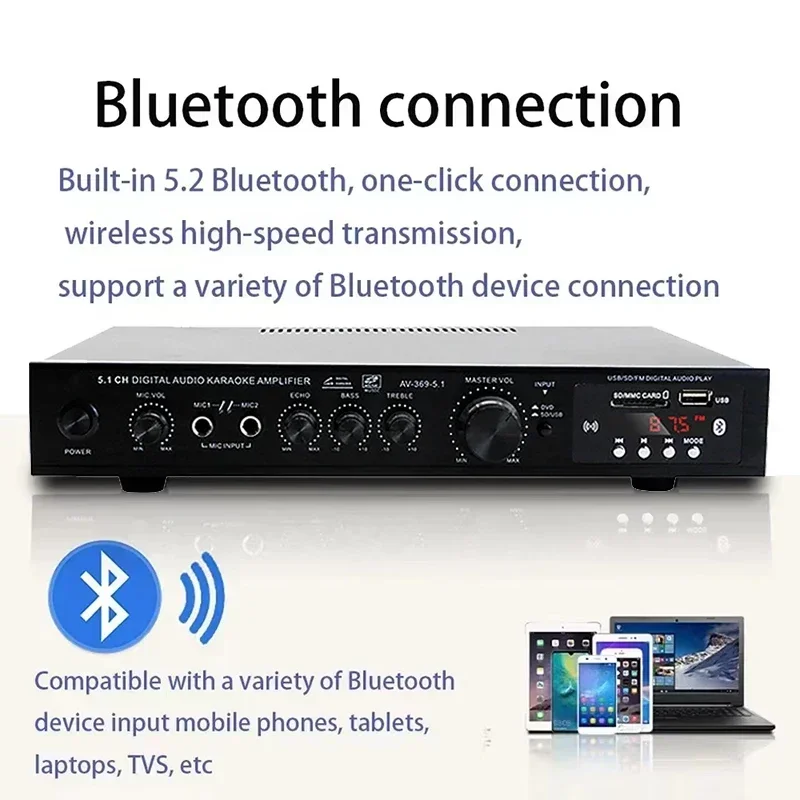 AV-369BT Bluetooth 5.1 Głośnik – Home Cinema System recenzja i cena