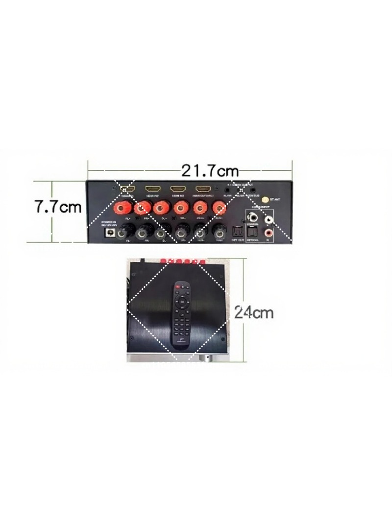 Dekoder audio HDMI 5.1, wzmacn – Surround Sound Decoder recenzja i cena