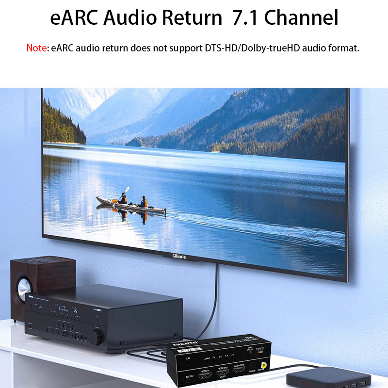 8K HDMI EARC Return Audio Extr – Surround Sound Decoder recenzja i cena