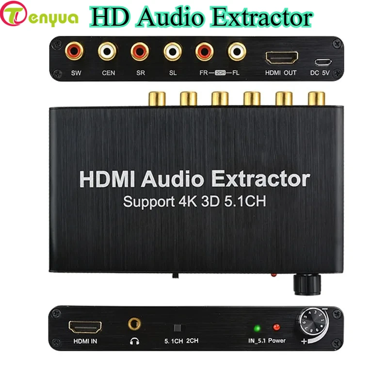 Ekstraktor Audio 4K HD Dekoder – Surround Sound Decoder recenzja i cena