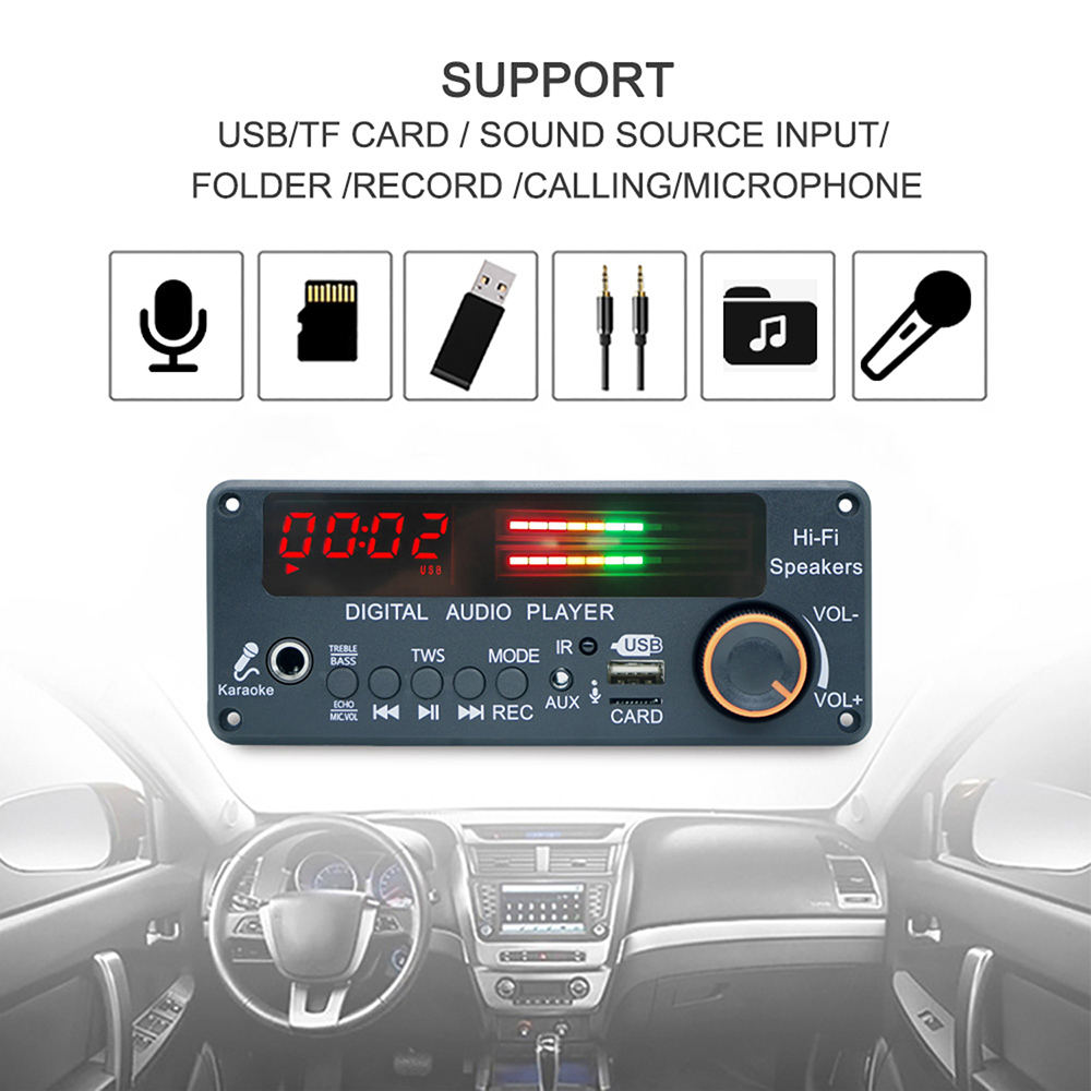 Płytka dekodera MP3 WMA WAV DC – Surround Sound Decoder recenzja i cena
